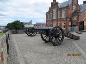 Fortifications and armaments from the 1700's defending the Scot-Irish from the Irish