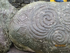 The meaning of the swirls is anyone's guess