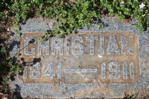 Christian Uhlian Grave at Mt. Olivet Cemetery in Nashville