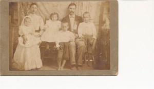 William and Emily with Lewis Keys, 2nd from Left